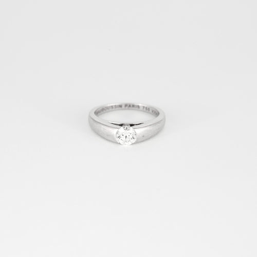 MAUBOUSSIN - Solitaire en or blanc et diamant