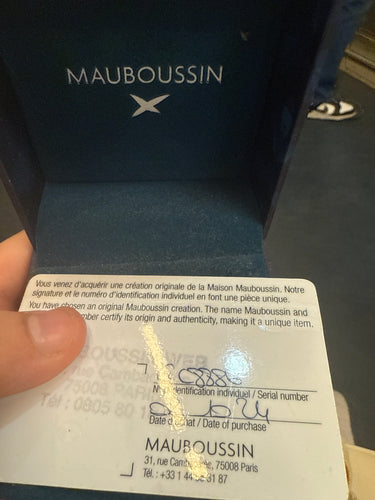 Bague MAUBOUSSIN - Chance of Love n°3 - Bague or rose et diamants 58 Facettes DV11520-3