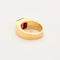 Bague 50 CARTIER - Tank - Bague or jaune et tourmaline rose 58 Facettes DV0922-1-50-5