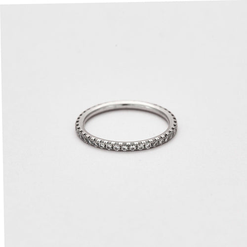 DE BEERS - Eternité Aura - Alliance en or blanc et diamants