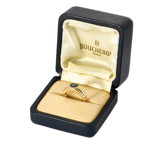 Bague 52 BOUCHERON - Axelle - Bague en or jaune et saphir 58 Facettes DV10996-1