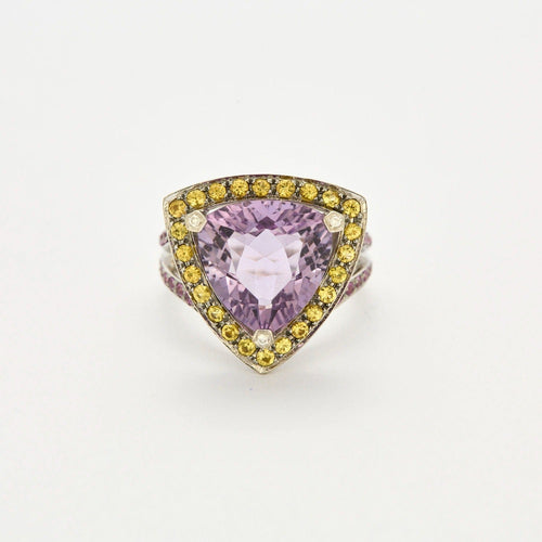 Bague 55 MAUBOUSSIN - Tellement Subtile - Bague or blanc, améthyste 58 Facettes DV0906-1-DV0882-1