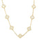 Collier VAN CLEEF & ARPELS - Vintage Alhambra - Sautoir Or Jaune et Nacre Blanche 20 Motifs 58 Facettes DV0830-12