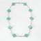 Collier VAN CLEEF & ARPELS - Vintage Alhambra - Collier or blanc et turquoise 58 Facettes DV0830-13