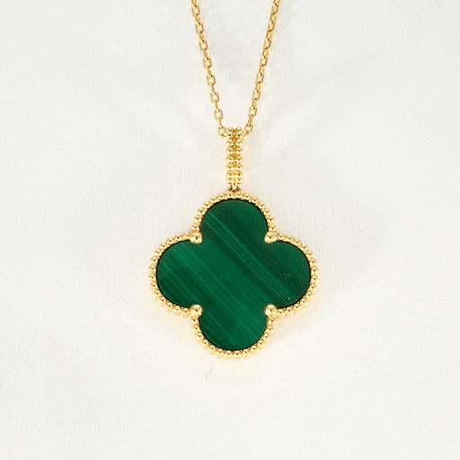 Collier VAN CLEEF & ARPELS - Magic Alhambra - Sautoir or jaune et malachite 58 Facettes DV0830-16