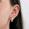 Boucles d'oreilles H. STERN - Créole or jaune et diamants 58 Facettes DV11045-4