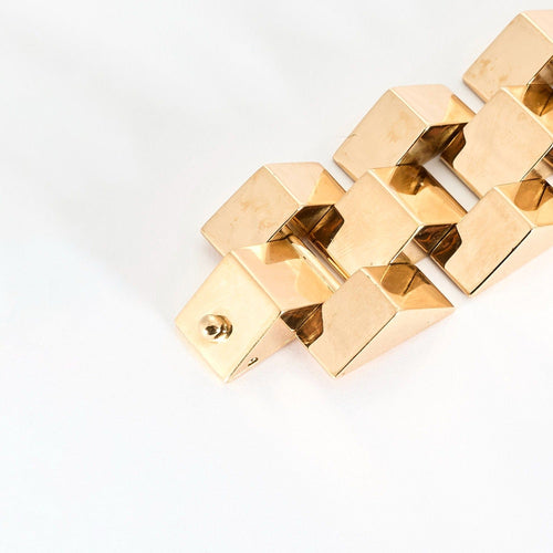 Bracelet Bracelet Tank années 40 en or jaune 58 Facettes DV0927-1
