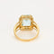 Bague 61 Bague or jaune et gris, diamants et aigue marine 58 Facettes DV9172-3-61-2