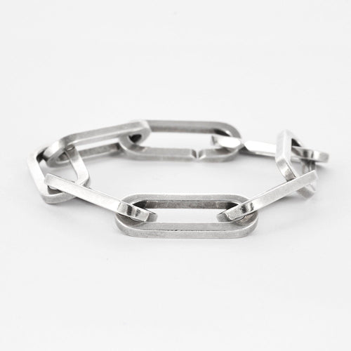 Bracelet Dinh Van Bracelet Argent -  Maillon XL 58 Facettes DV1747-14