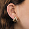 Boucles d'oreilles BULGARI - Boucles d’oreilles en or jaune  et diamants.  58 Facettes DV9491-3