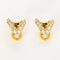 Boucles d'oreilles BULGARI - Boucles d’oreilles en or jaune  et diamants.  58 Facettes DV9491-3