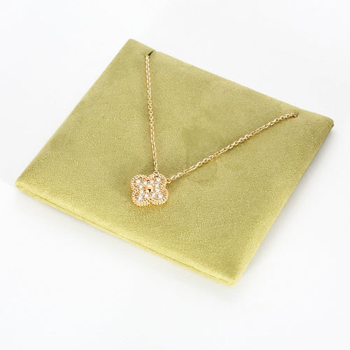 Pendentif VAN CLEEF & ARPELS - Alhambra -  Pendentif or rose et diamants 58 Facettes DV8527-3