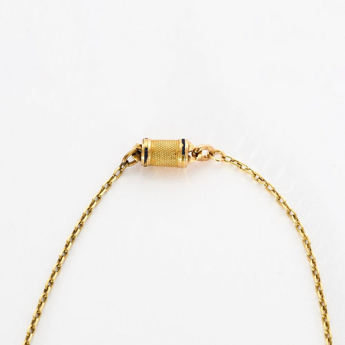 Collier Collier en or jaune et diamants taillés en rose 58 Facettes DV11678-2