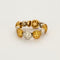 59 CHANTECLER- Bagues souples en or jaune et or gris, diamants et saphirs jaune 58 Facettes DV0956-1-59-2