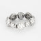 59 CHANTECLER- Bagues souples en or jaune et or gris, diamants et saphirs jaune 58 Facettes DV0956-1-59-2