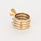 Bague 55 HULCHI BELLUNI - Funghetti - Bague en or et diamants 58 Facettes DV11120-2