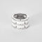 Bague 52 CHANEL - ULTRA - Bague céramique blanche, or gris et diamants. 58 Facettes DV11960-2-52-1
