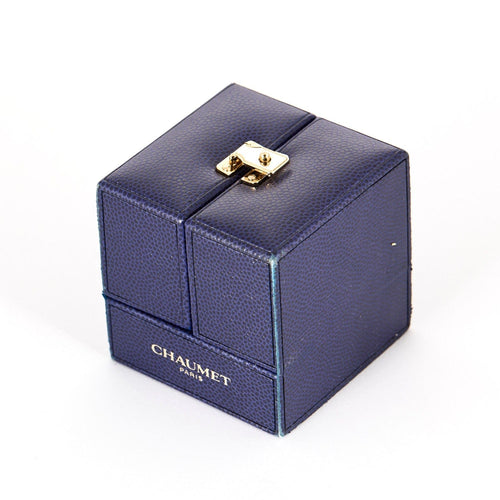 Bague 50 CHAUMET - Bague Solitaire Bee my Love or rose et diamants 58 Facettes DV7745-2