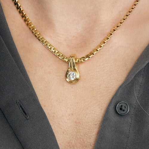 Collier Collier en or jaune et diamant 58 Facettes DV0021-11