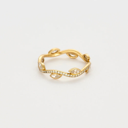 Bague 52 DE BEERS - Alliance Adonis or jaune et diamants 58 Facettes DV0954-1