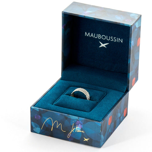 Bague 52 MAUBOUSSIN - Bague Le Premier Jour en or blanc et diamants. 58 Facettes DV6598-13-52-2