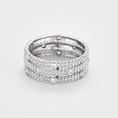 Bague 52 MAUBOUSSIN - Bague Le Premier Jour en or blanc et diamants. 58 Facettes DV6598-13-52-2
