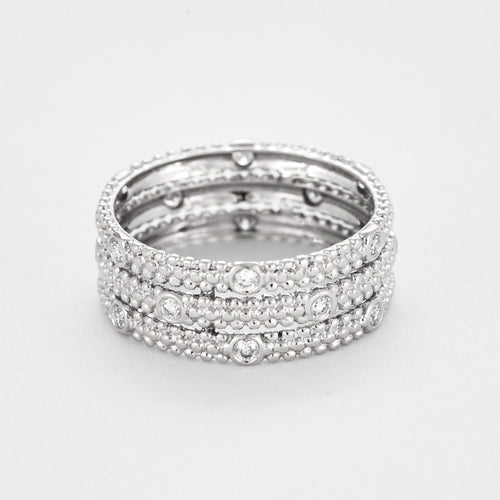 Bague 52 MAUBOUSSIN - Bague Le Premier Jour en or blanc et diamants. 58 Facettes DV6598-13-52-2