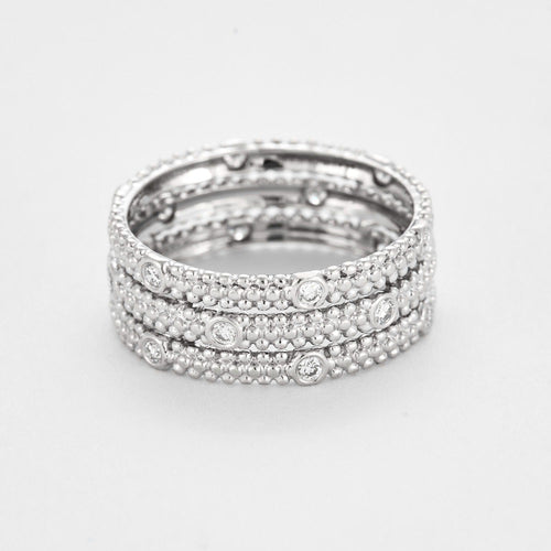 Bague 52 MAUBOUSSIN - Bague Le Premier Jour en or blanc et diamants. 58 Facettes DV6598-13-52-2