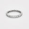 Bague 57 Alliance platine, or gris et diamants 58 Facettes DV4754-16-57-3