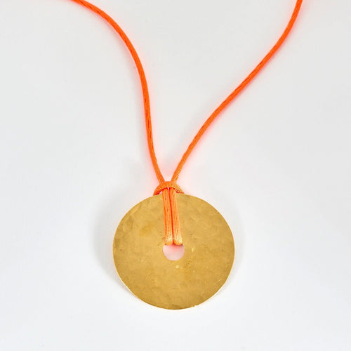 Pendentif DINH VAN - Pi - Pendentif en or martellé 58 Facettes DV12511-3