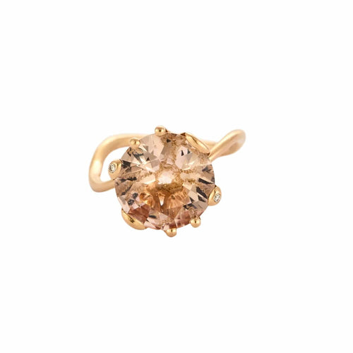 Bague 50 DIOR -  « OUI » Bague en or rose et morganite 58 Facettes DV12438-1-50-2