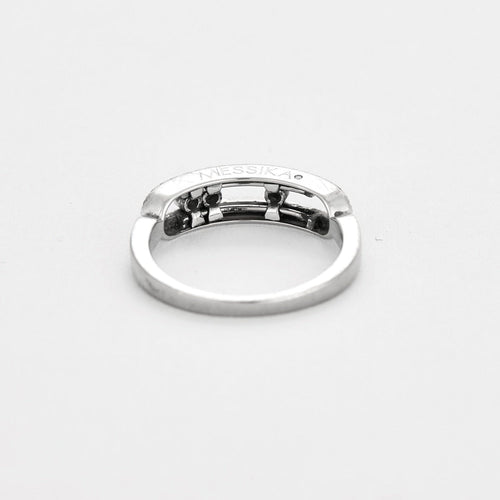 Bague 53 MESSIKA - Bague Baby Move en or blanc 18K (750 Millièmes) pavée de diamants 58 Facettes DV12249-1-53-2