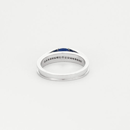 Bague 53 Bague en or gris saphir et diamants 58 Facettes DV5390-10-53-10