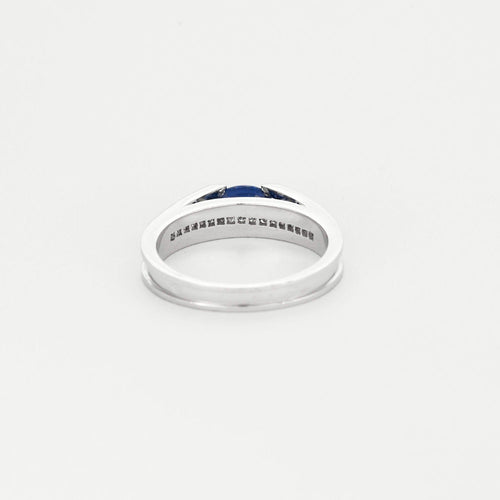 Bague 53 Bague en or gris saphir et diamants 58 Facettes DV5390-10-53-10