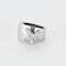 Bague 52 CHAUMET - Lien -  Large Bague en or gris serti d'un lien orné de petits diamants 58 Facettes DV11308-2-52-9