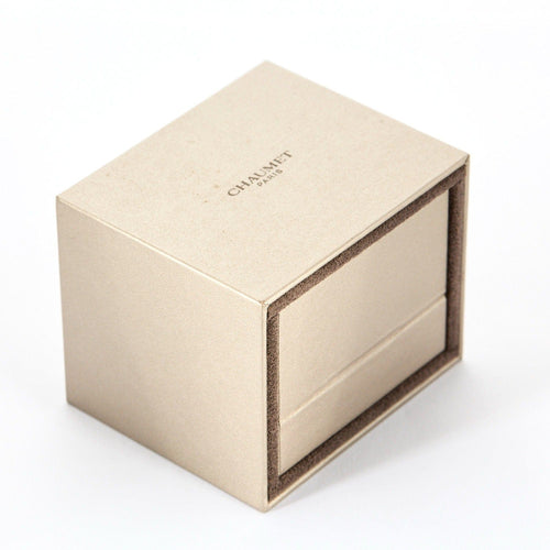 Bague 52 CHAUMET - Lien -  Large Bague en or gris serti d'un lien orné de petits diamants 58 Facettes DV11308-2-52-9