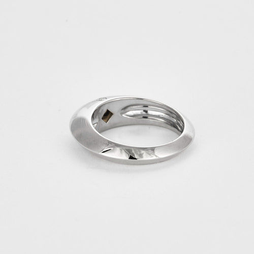 Bague 55 PIAGET - Biseau - Bague en or gris et citrine 58 Facettes DV12511-8-DV0882-1