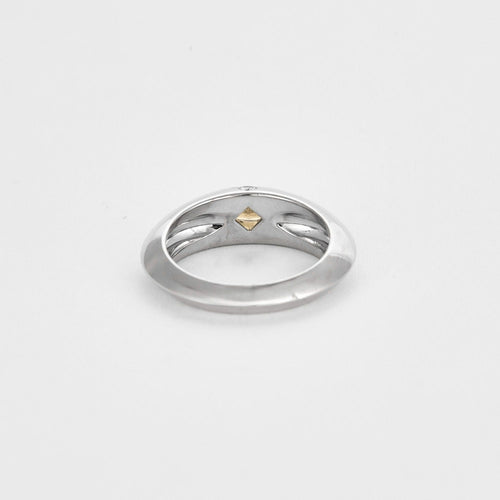 Bague 55 PIAGET - Biseau - Bague en or gris et citrine 58 Facettes DV12511-8-DV0882-1