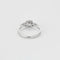 Bague 47 Bague Solitaire en or gris et diamants 58 Facettes DV12420-2-47-2