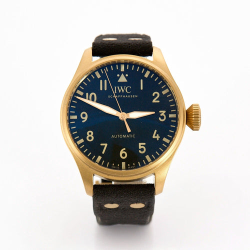 Montre IWC - Big Pilot / Édition Mr Porter - Montre d'homme en bronze brossé 58 Facettes DV0967-1