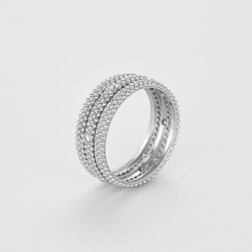 Bague 54 MAUBOUSSIN - Le Premier Jour - Bague en or gris et diamants 58 Facettes DV6598-14