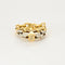 Bague 50 Pomellato - Bague souple en or jaune et or gris , diamants 58 Facettes DV0972-1