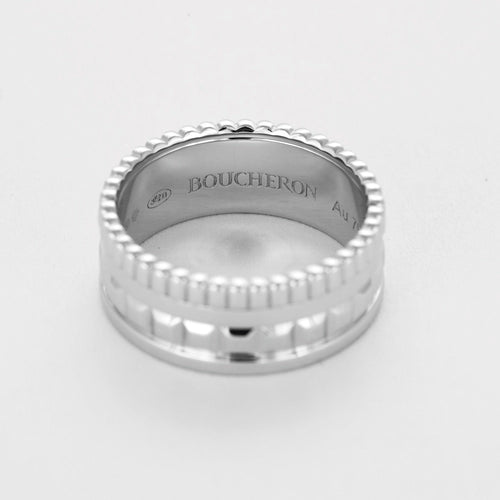 Bague 50 BOUCHERON - Quatre Radiant - Bague en or gris 58 Facettes DV0966-2-50-2