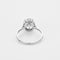 Bague 55 Bague solitaire en platine et diamant 58 Facettes DV12390-1