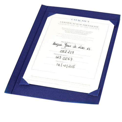 Bague 46 CHAUMET - Bague Jeux de Liens en or gris et diamants. Petit modèle 58 Facettes DV2196-2-46-2