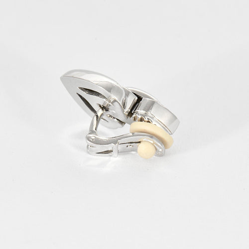 Boucles d'oreilles BVLGARI - Doppio Cuore - Boucles d'oreilles or et diamants 58 Facettes DV1381-6