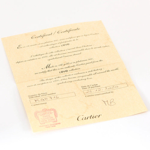 CARTIER -  Love - Mono boucle d’oreille en or rose