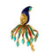 Broche CARTIER - Le fou du roi - Rare Broche en or jaune turquoise et émail polychrome 58 Facettes DV0977-1