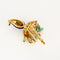 Broche CARTIER - Le fou du roi - Rare Broche en or jaune turquoise et émail polychrome 58 Facettes DV0977-1