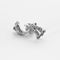 Boucles d'oreilles Paire de boucles d'oreilles or gris et diamants 58 Facettes DV0978-9